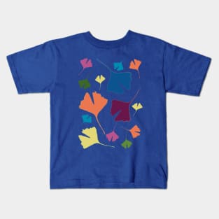 Ginkgo leaves Kids T-Shirt